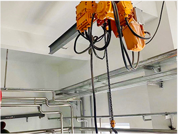 Hengying Explosion-Proof Electric Hoists in Use
